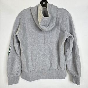 Lacoste relaxed fit embroidered and painted Graphic  hoodie